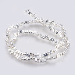 Electroplated Non-magnetic Synthetic Hematite Beads Strands&nbsp;X-G-E495-11B-03