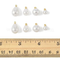 24Pcs 4 Styles ABS Plastic Imitation Pearl Charms&nbsp;KK-FS0001-79