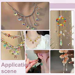 210Pcs 14 Styles Glass Charms&nbsp;FIND-PH0025-34