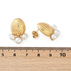 304 Stainless Steel Stud Earrings&nbsp;EJEW-G423-29C-G