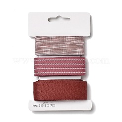 9 Yards 3 Styles Polyester Ribbon&nbsp;SRIB-A014-A10