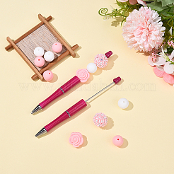 DIY Plastic Beadable Pens Making Kits&nbsp;DIY-YW0012-25C