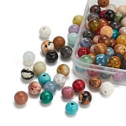 100Pcs Natural & Synthetic Gemstone Beads&nbsp;G-YW0001-11