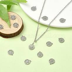 304 Stainless Steel Charms&nbsp;STAS-CJC0008-21P