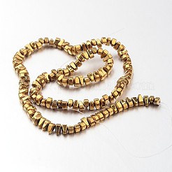 Electroplate Non-magnetic Synthetic Hematite Bead Strands&nbsp;G-F300-57-03
