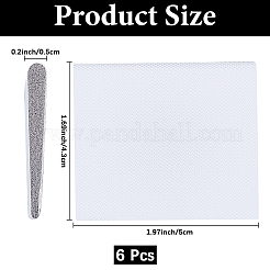 6Pcs PU & Foam Self-adhesive Sealing Strips&nbsp;AJEW-CN0003-27C