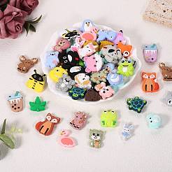 10Pcs 2 Styles Frog Silicone Beads&nbsp;JX693A