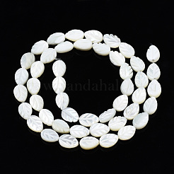 Natural Trochid Shell/Trochus Shell Beads Strands&nbsp;SSHEL-N034-135A-01