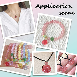 140Pcs 10 Styles Glass Beads&nbsp;GLAA-PA0001-12