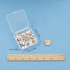 Alloy Enamel Pendants&nbsp;ENAM-SC0001-21