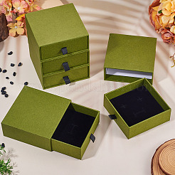 5Pcs Paper Jewelry Packing Drawer Boxes&nbsp;CON-TA0001-34C
