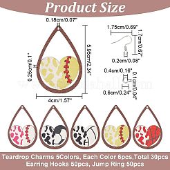 DIY Sport Ball Theme Earring Making Kit&nbsp;DIY-OC0011-33