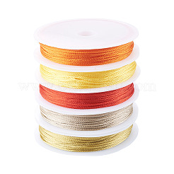 50M 5 Colors 12-Ply Polyester Threads&nbsp;NWIR-TA0001-40D