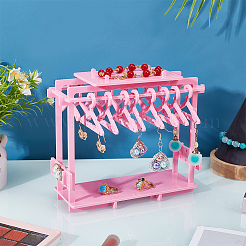 Opaque Acrylic Earring Display Stands&nbsp;EDIS-WH0035-19A