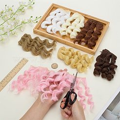 7Pcs 7 Colors High Temperature Fiber Doll Hair&nbsp;DIY-ME0001-60