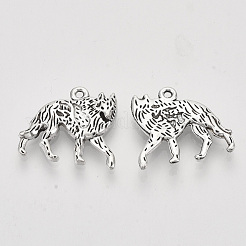 Tibetan Style Alloy Pendants&nbsp;X-TIBEP-T009-33AS-RS