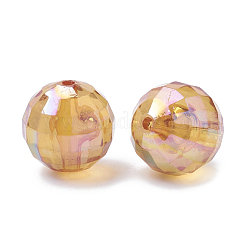 AB-Color Plated Transparent Acrylic Beads&nbsp;TACR-R136-02
