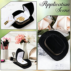 4Pcs Hat Velvet Jewelry Boxes&nbsp;VBOX-SC0001-01