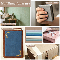 10Pcs 5 Colors Linen Fabric Book Covers&nbsp;FIND-CP0003-80B