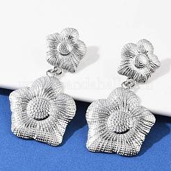 304 Stainless Steel Dangle Stud Earrings&nbsp;EJEW-G423-14P