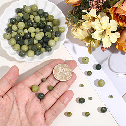 120Pcs 4 Styles Natural Chinese Jade/Southern Jade Beads&nbsp;G-PA0002-14