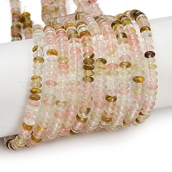 Watermelon Stone Glass Beads Strands&nbsp;G-U026-B02-4mm