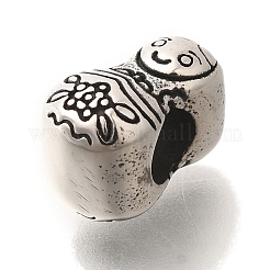 304 Stainless Steel European Beads&nbsp;STAS-G350-05AS