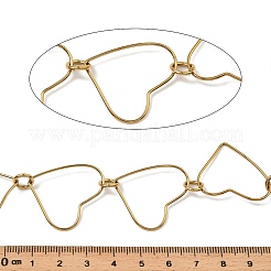 304 Stainless Steel Heart Link Chains&nbsp;CHS-C014-15G