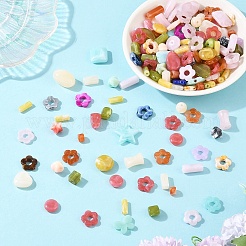 178Pcs Opaque & Transparent Acrylic Beads&nbsp;MACR-YW0004-44