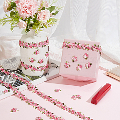 4.6~5Yards Flower Polyester Trim Ribbon&nbsp;OCOR-PH0001-97C