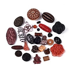 Mixed Antique Style Acrylic Beads/Pendants&nbsp;MACR-R546-04