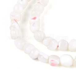 Natural Trochid Shell/Trochus Shell Beads Strands&nbsp;SSHEL-N040-07