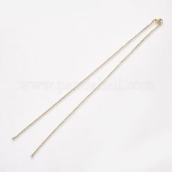 304 Stainless Steel Cable Chain Necklace Making&nbsp;STAS-T040-PJ209-2-46
