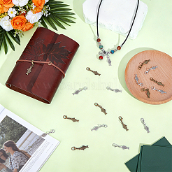 80Pcs 2 Styles Alloy Pendant Decorations&nbsp;HJEW-BC00125
