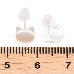 925 Sterling Silver Stud Earrings&nbsp;EJEW-C176-01A-MS