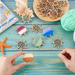 20Pcs Wood Thread Winding Boards&nbsp;FIND-PH0023-31B