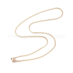PVD Vacuum Plating 304 Stainless Steel Snake Chains Necklaces&nbsp;NJEW-O058-28G