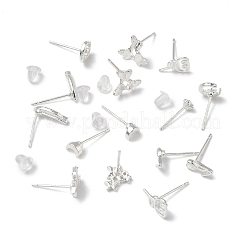 2 Pairs Alloy Stud Earrings for Women&nbsp;EJEW-FS0001-27G