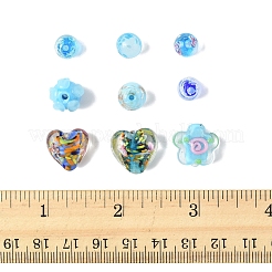 38Pcs Handmade Bumpy Glass Beads&nbsp;LAMP-FS0001-40