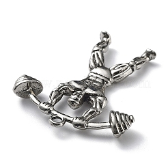 Tibetan style Alloy Pendants&nbsp;FIND-Z013-03AS