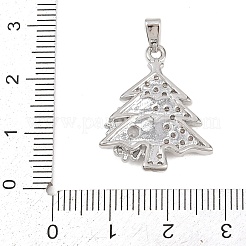 Brass Micro Pave Cubic Zirconia Pendants&nbsp;KK-I385-01P
