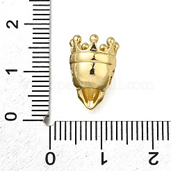 Brass Micro Pave Clear Cubic Zirconia Beads&nbsp;ZIRC-I070-120G