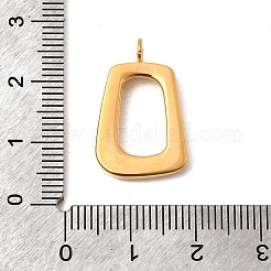 Hollow 304 Stainless Steel Pendants&nbsp;STAS-K324-03G