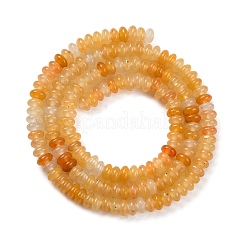Natural Golden Silk Jade Beads Strands&nbsp;G-NH0009-01A