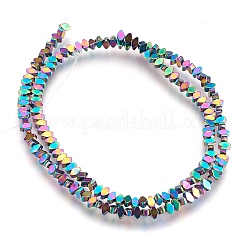 Electroplate Non-magnetic Synthetic Hematite Bead Strands&nbsp;G-I208-18-S