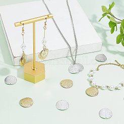 30Pcs 3 Colors Environmental Protection Electroplating Brass Pendants&nbsp;KK-FG0001-05