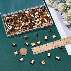 200Pcs Iron Ribbon Ends&nbsp;IFIN-ME0001-26