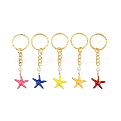 Brass Enamel Pendant Keychains&nbsp;KEYC-JKC01374
