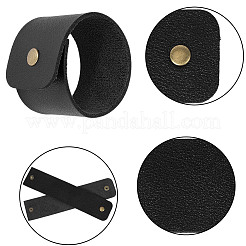 12Pcs PU Leather Napkin Rings&nbsp;AJEW-CL0005-81C