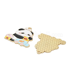 Alloy Enamel Pendants&nbsp;ENAM-G229-03G-06